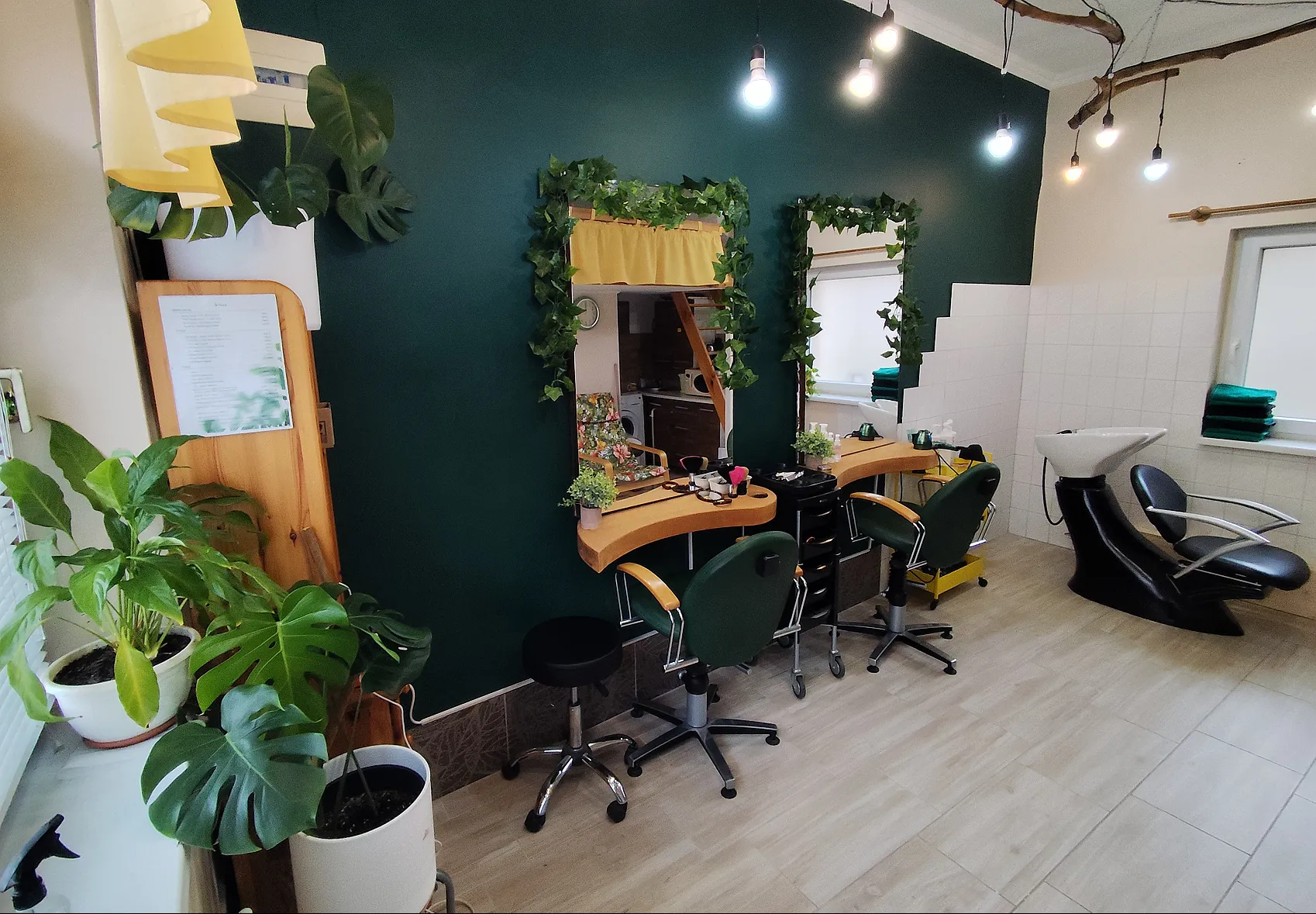 Botanic Beauty Hajszalon belső tere, Újpest, 4. kerület